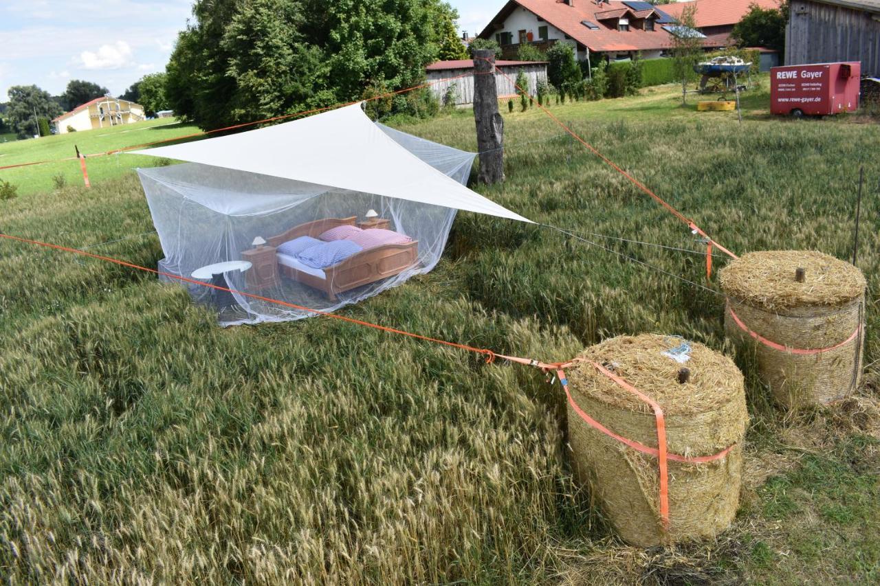 Отель Open Air, Bett Im Kornfeld Finning Экстерьер фото